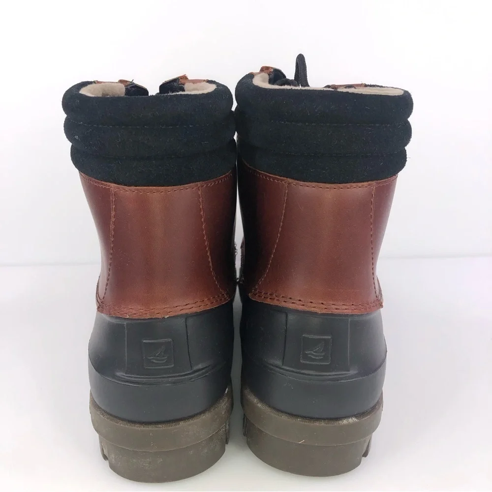 Sperry Top Sider Avenue Waterproof Duck Boots Men Brown STS10548